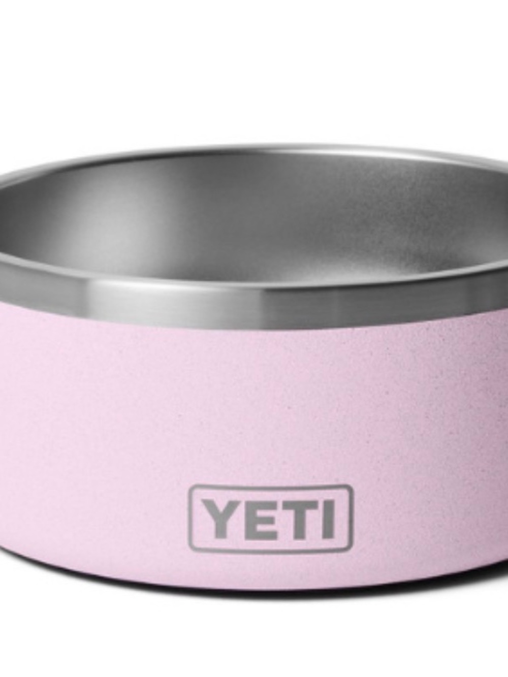 Yeti Light Pink Stainless Steel Pet Bowl